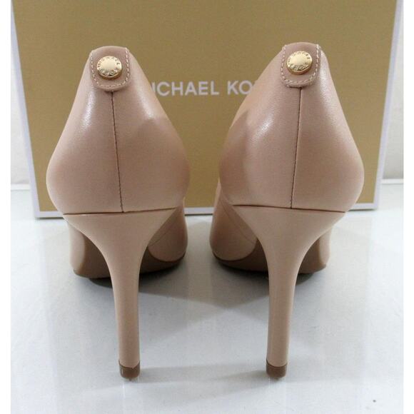 Michael Kors Dorothy Flex Pointy Toe Pump Heel Leather Light Blush Nude - Picture 4 of 8